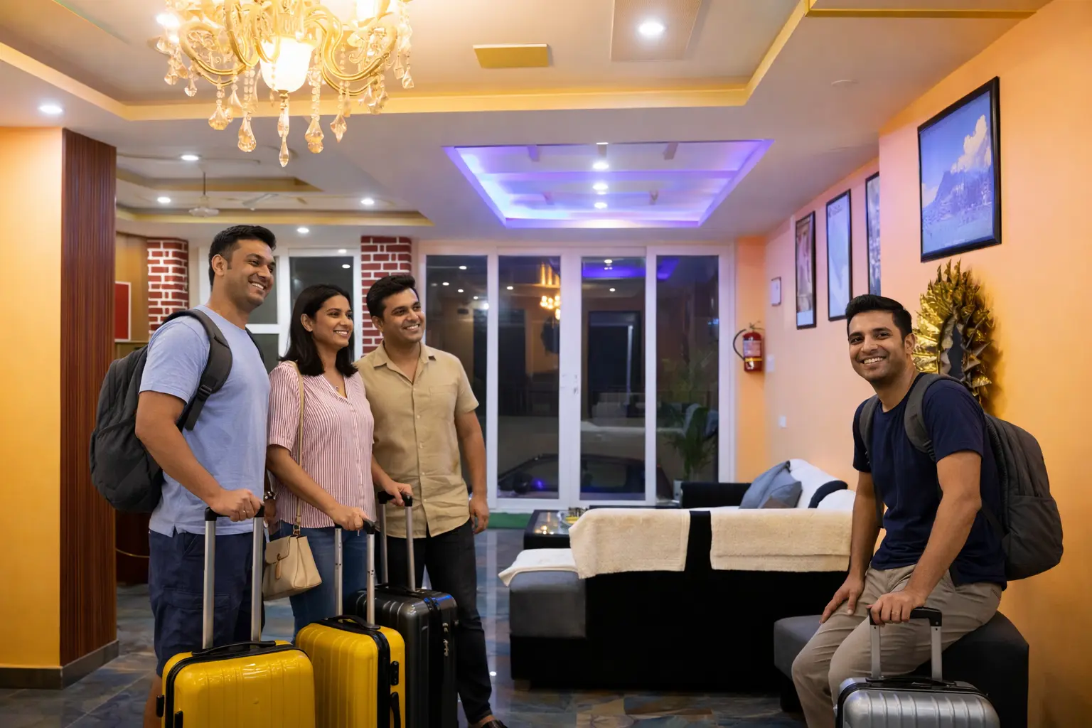 Spacious family and corporate stay room at Serene Vista Dharamshala